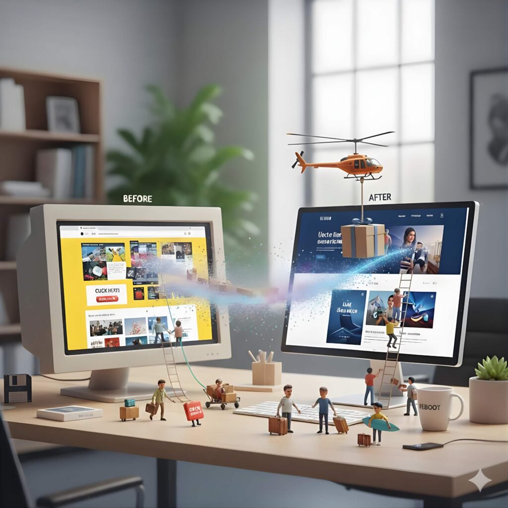 Elavult a weboldalad? Ideje új köntösbe öltöztetni!